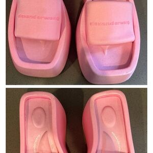 Alexander Wang Vibrant Pink Slides